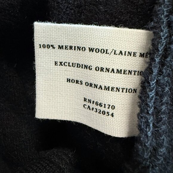 Anthropologie | Sparrow Black Wool Shift Dress - Picture 10 of 12